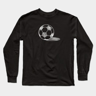 SOCCER BALL SKETCH DT Long Sleeve T-Shirt